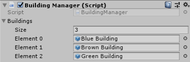 Screenshot Building Manager