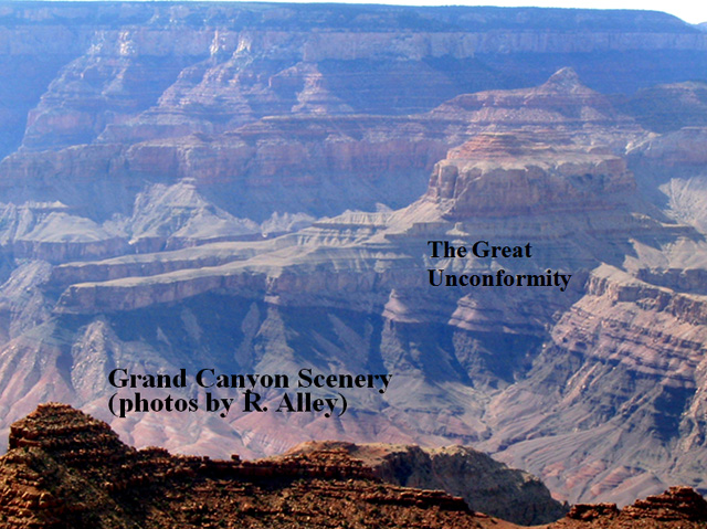 A view across the Grand Canyon
