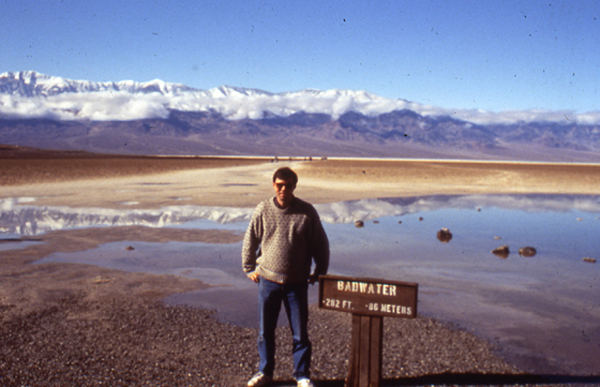 Badwater in midwinter.