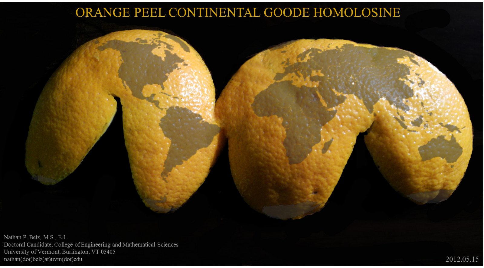 Example of the orange peel globe described above. 