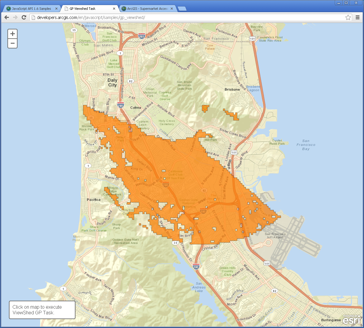 Viewshed of San Francisco as described above