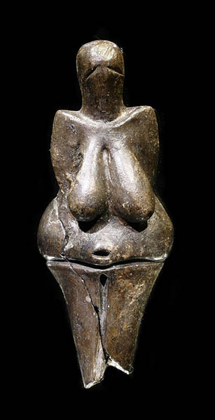 clay figurine of a female body