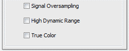 Signal oversampling, High Dynamic Range, and True Color