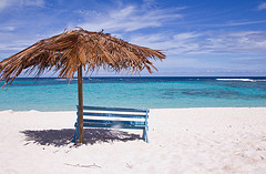 beach scene