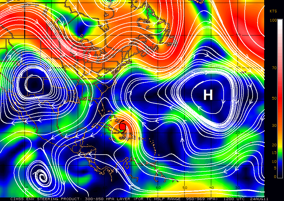Steering winds in the Atlantic Basin. See caption for more.
