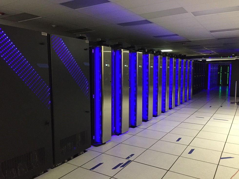 Photo of NOAA supercomputers.