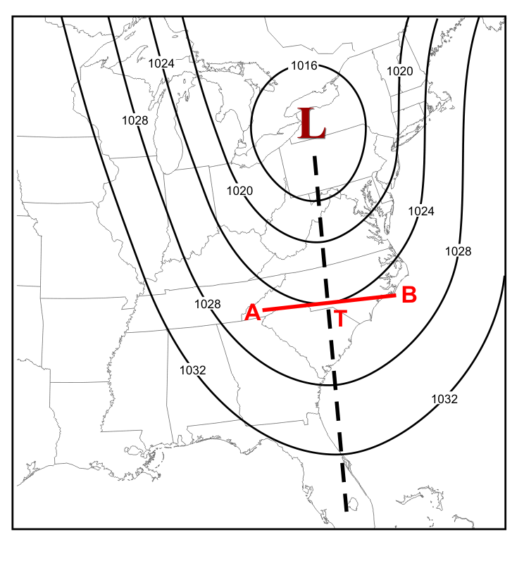 Low Pressure Weather Map