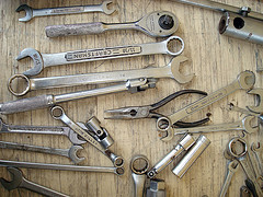 photo of old tools