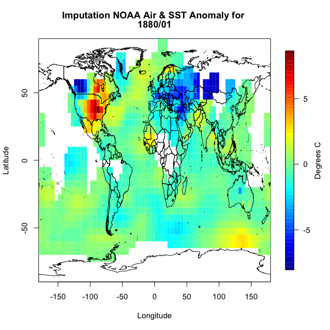 Imputation NOAA Air & SST Anomaly for 1880/81