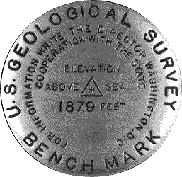 Vertical control point benchmark