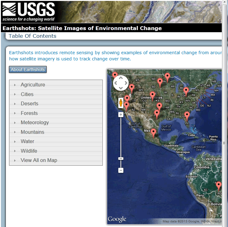 Updated Earthshots site