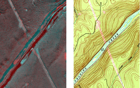 Anaglyph stereo image created from stereopair