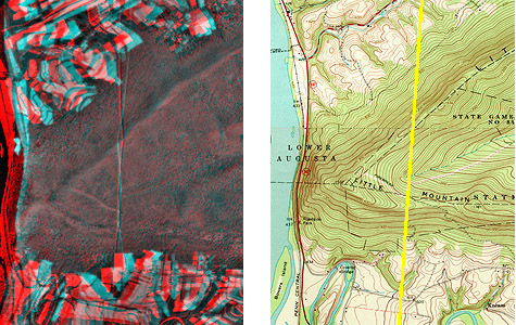 Anaglyph stereo image created from stereopair