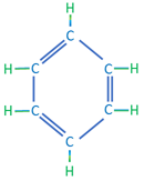2D molecular diagram of Benzene