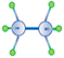 3D molecular diagram of Ethane