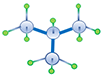 3D molecular diagram of I-Butane